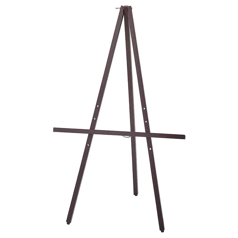 ストア・エキスプレス シンプル木製イーゼル 3台セット ブラウン 61-820-11-2 1台（ご注文単位1台）【直送品】