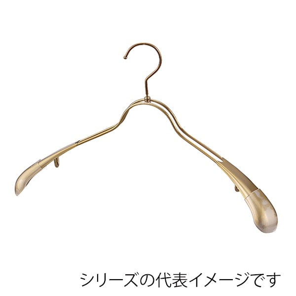 ストア・エキスプレス スチール製ハンガー 丸型 W38cm アンティークゴールドメッキ 61-194-6-2 1本（ご注文単位1本）【直送品】