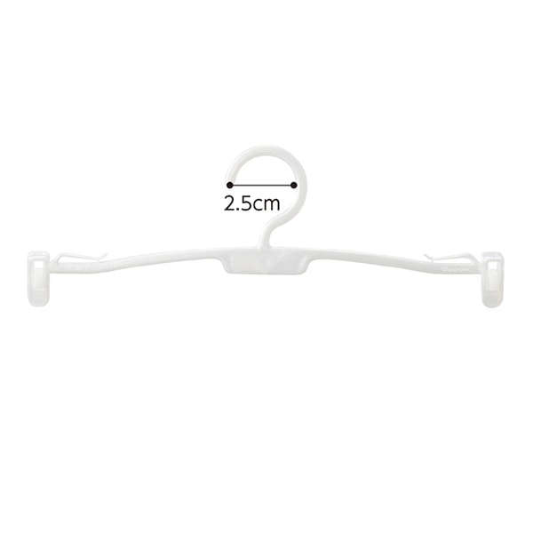 ストア・エキスプレス ランジェリーハンガー パールホワイト 61-758-1-1 10本/袋(ご注文単位1袋)【直送品】