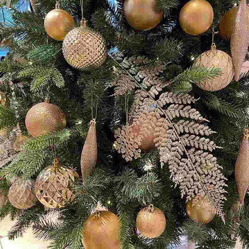 ストア・エキスプレス クリスマスツリーセット ゴールド 180cm 48-9-3