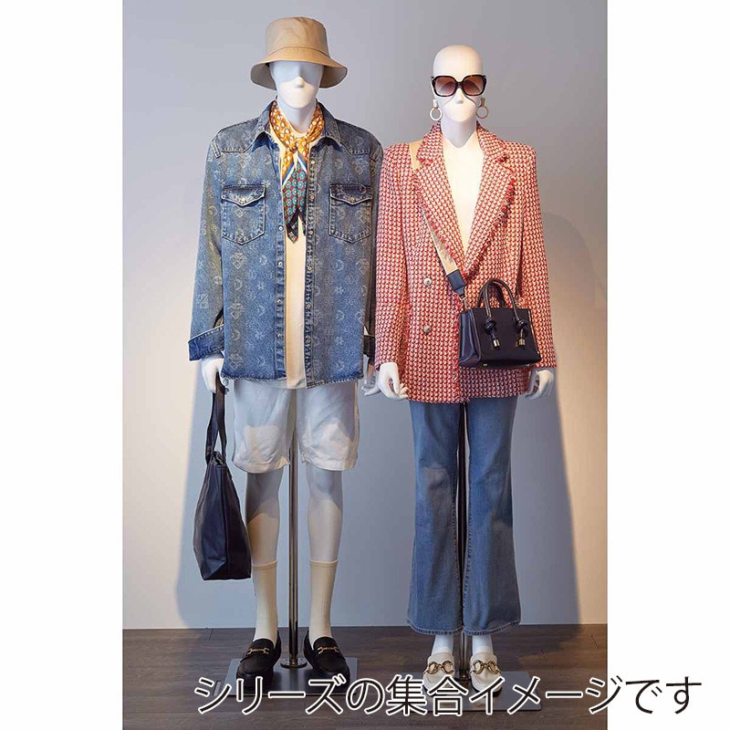 ストア・エキスプレス 全身腰受けリアルマネキン 婦人 61-810-48-1 1台（ご注文単位1台）【直送品】