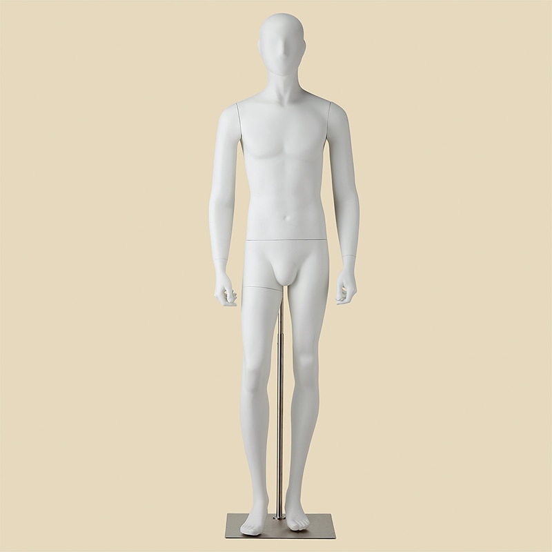 ストア・エキスプレス 全身腰受けリアルマネキン 紳士 61-810-49-2 1台（ご注文単位1台）【直送品】