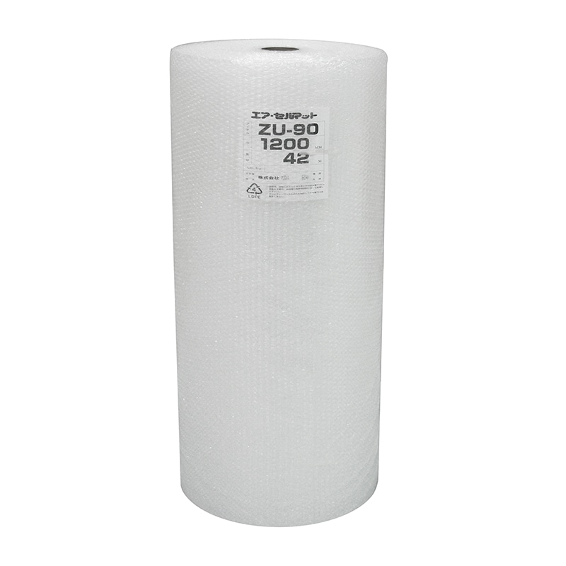 和泉 気泡緩衝材 エアセルマット ロール ZU-90 1200mm×42m 1巻/袋（ご注文単位1袋）【直送品】