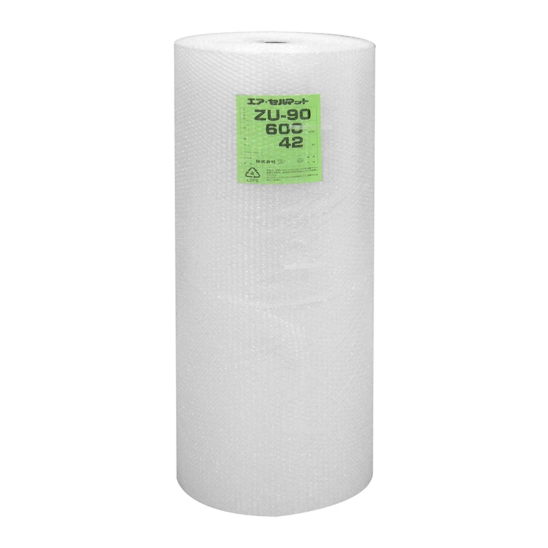 和泉 気泡緩衝材 エアセルマット ロール ZU-90S 600mm×42m 2巻/袋（ご注文単位1袋）【直送品】