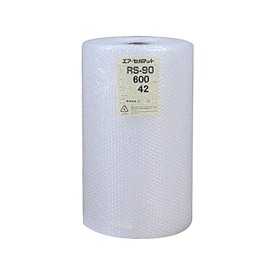 和泉 気泡緩衝材 エアセルマット エコロク ロール RS-90S 600mm×42m 2巻/袋（ご注文単位1袋）【直送品】