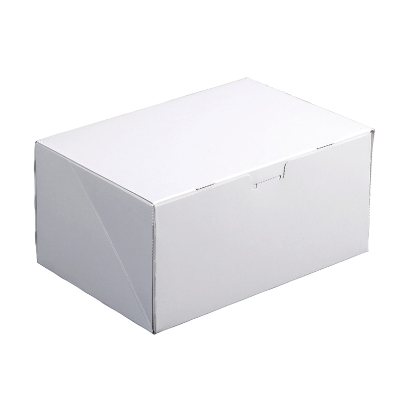 ヤマニパッケージ 洋菓子箱　サービスサイドオープン #8 20-74 50枚/パック（ご注文単位6パック）【直送品】