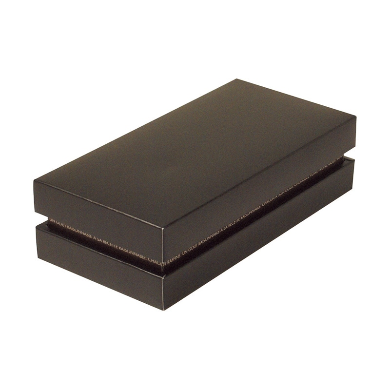 ヤマニパッケージ 洋菓子箱　スリットガトー　5　ブラック  20-359B 100セット/箱（ご注文単位1箱）【直送品】