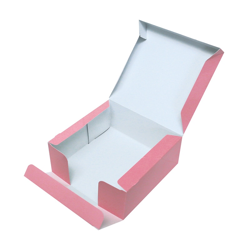 ヤマニパッケージ 洋菓子箱 カラースクエア150 ピンク 20-435PI 200枚/箱(ご注文単位1箱)【直送品】