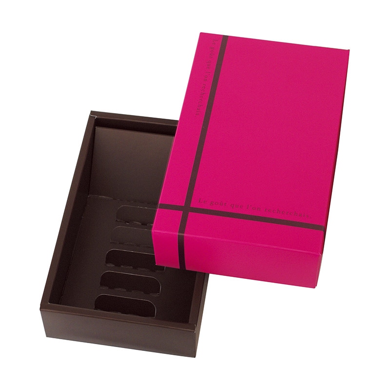 ヤマニパッケージ 洋菓子箱　フールセックギフト　小 ピンク 20-460P 150セット/箱（ご注文単位1箱）【直送品】