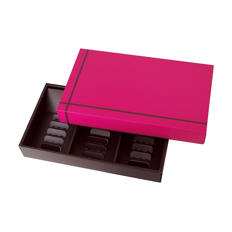 ヤマニパッケージ 洋菓子箱　フールセックギフト　大 ピンク 20-462P 50セット/箱（ご注文単位1箱）【直送品】