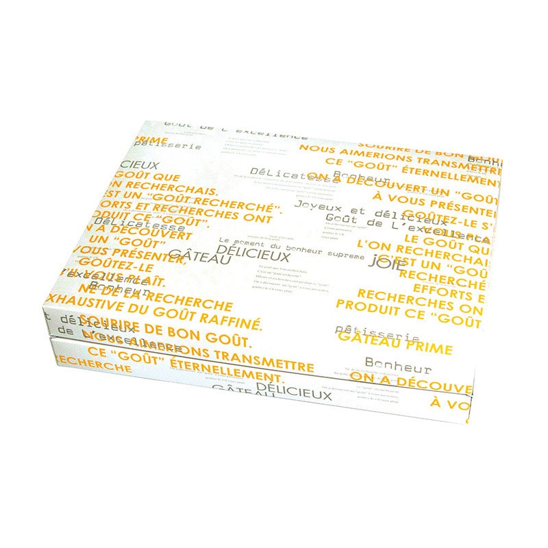 ヤマニパッケージ 洋菓子箱　ギフトBOX　メランジェ 特大　オレンジ 20-469OR 50セット/箱（ご注文単位1箱）【直送品】