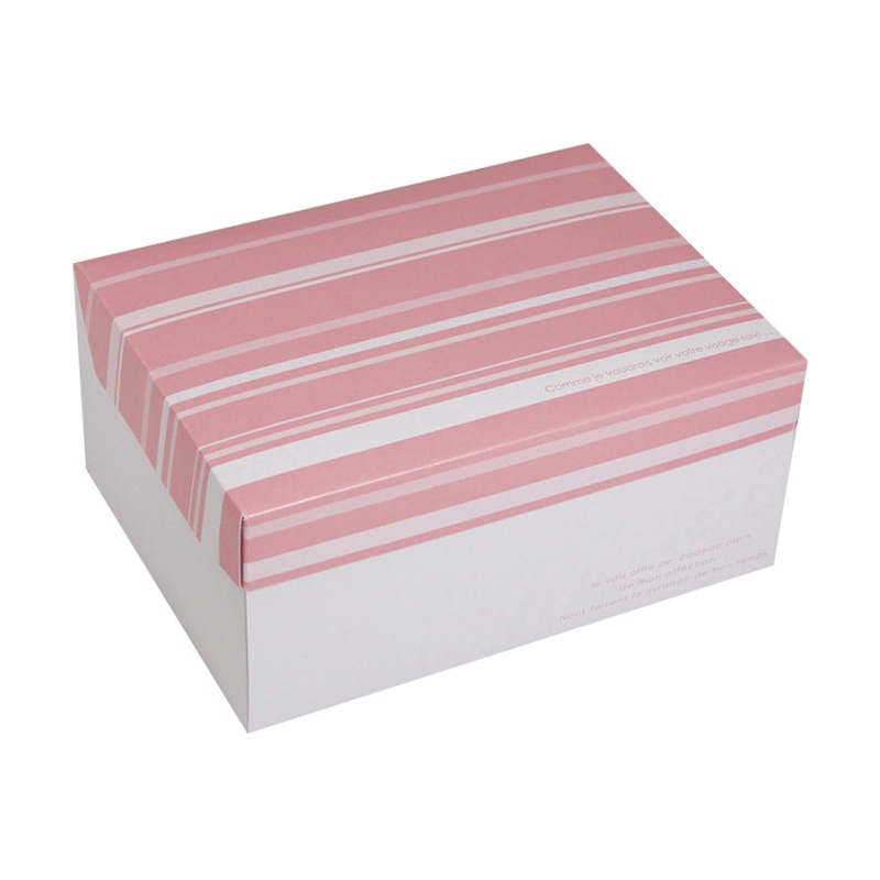 ヤマニパッケージ 洋菓子箱　フードサービス ピンク　#8 20-534PI 200枚/箱（ご注文単位1箱）【直送品】