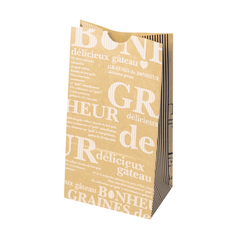 ヤマニパッケージ パティスリー角底袋 ボヌール　4号 20-575 500枚/包（ご注文単位2包）【直送品】