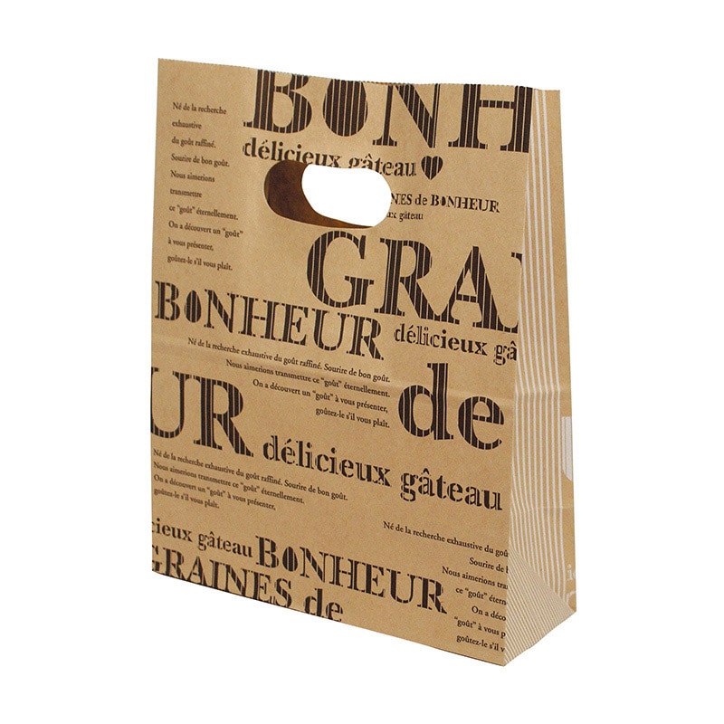 ヤマニパッケージ ハンディ角底袋 ボヌール　M 20-593 500枚/箱（ご注文単位1箱）【直送品】