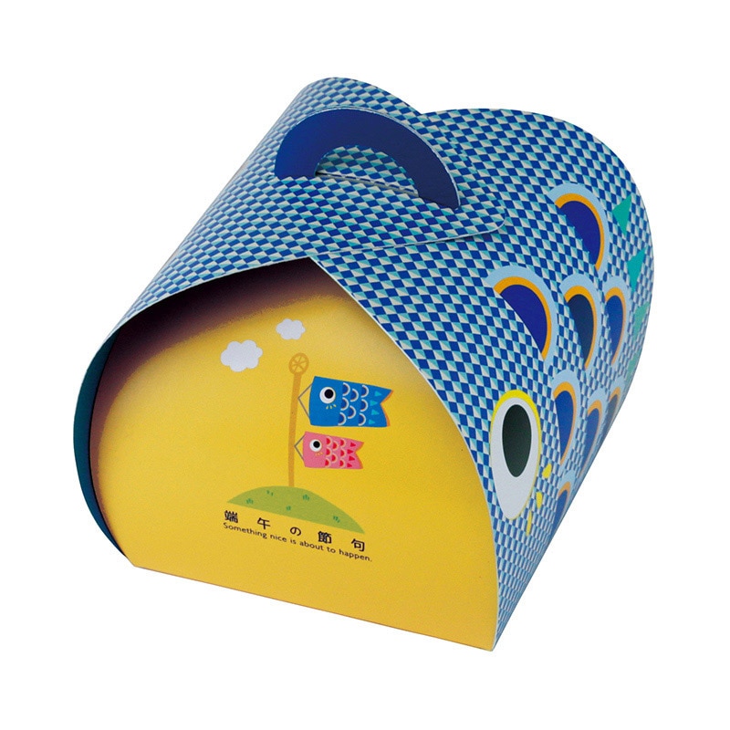 ヤマニパッケージ バルーンBOX 端午の節句 青 20-721B 100セット/包(ご注文単位1包)【直送品】