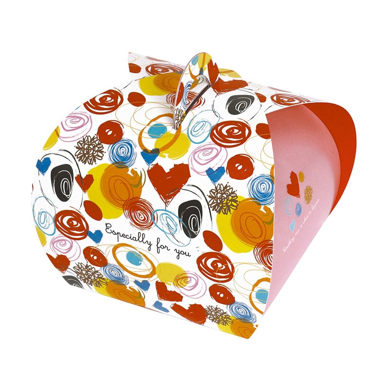 ヤマニパッケージ バルーンBOX エスペシャリーフォーユー　レッド 20-725 100セット/包（ご注文単位1包）【直送品】