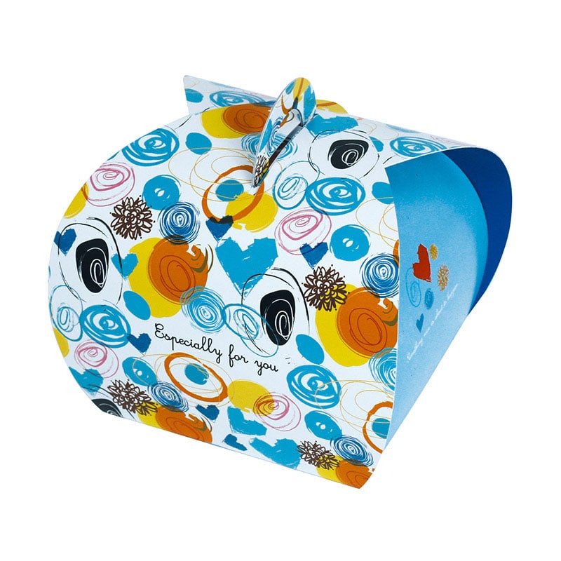 ヤマニパッケージ バルーンBOX エスペシャリーフォーユー　ブルー 20-726 100セット/包（ご注文単位1包）【直送品】