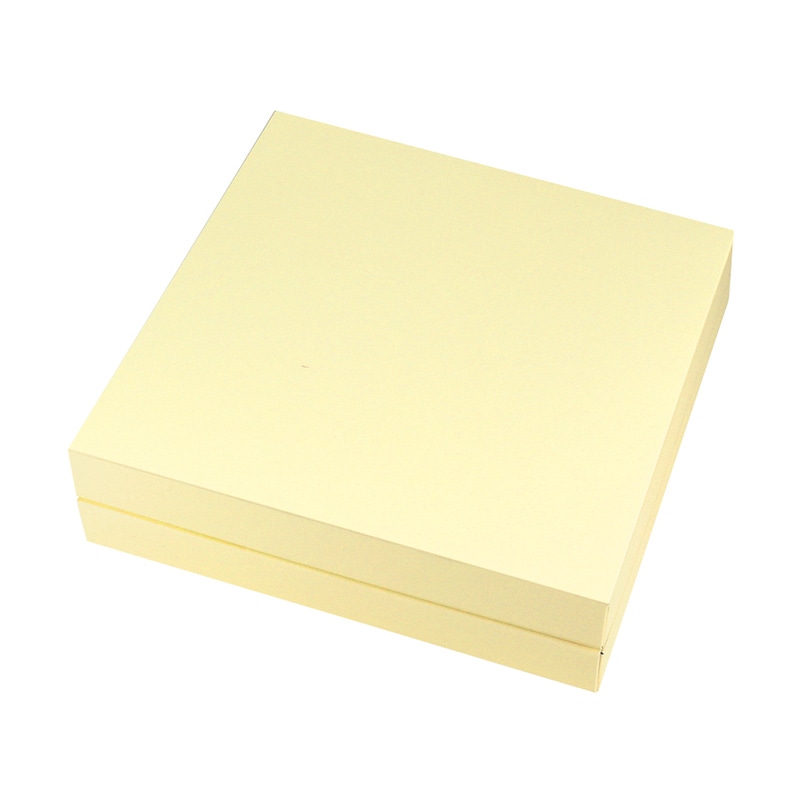 ヤマニパッケージ 洋菓子箱　ギフトBOX　フリー 大　クリーム 20-740C 50セット/箱（ご注文単位1箱）【直送品】