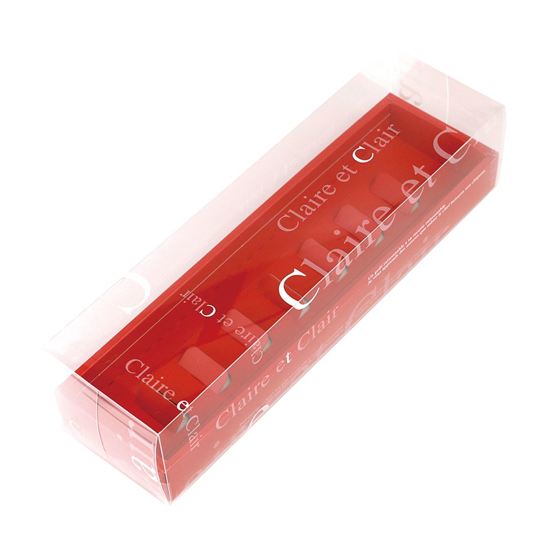 ヤマニパッケージ 洋菓子箱　クレールBOX M　レッド 20-761R 100セット/箱（ご注文単位1箱）【直送品】