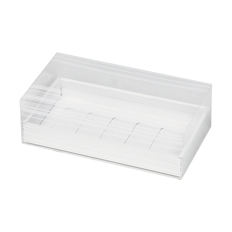 ヤマニパッケージ 洋菓子箱 クレールBOX ワイド ホワイト 20-762W 100セット/箱(ご注文単位1箱)【直送品】