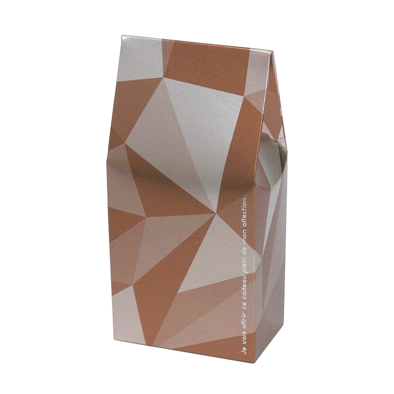 ヤマニパッケージ 角底袋 ミロワール S ブラウン 20-775B 200枚/箱(ご注文単位1箱)【直送品】