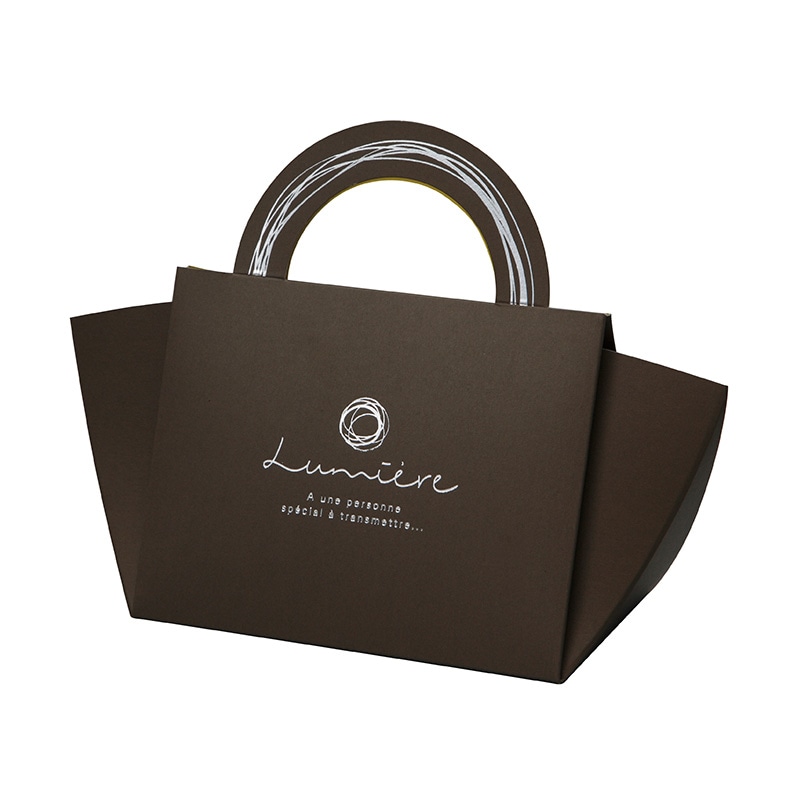 ヤマニパッケージ ギフトケース　ハンディプラティーク　M グレー／イエロー 20-799GY 200枚/箱（ご注文単位1箱）【直送品】