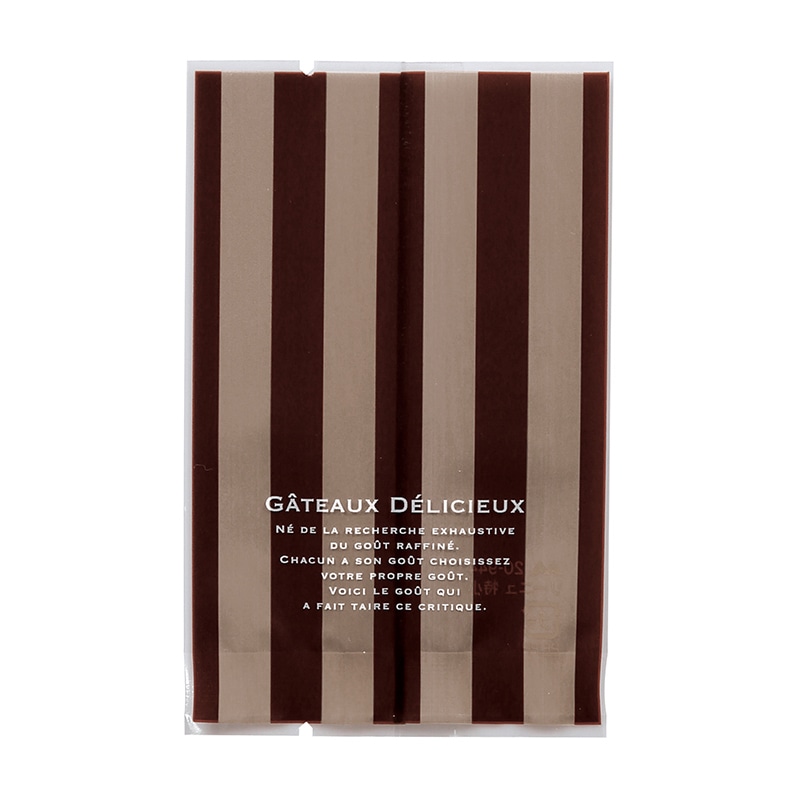 ヤマニパッケージ OP袋 リーニュ ブラウン 特小 20-944BR 1000枚/パック(ご注文単位10パック)【直送品】