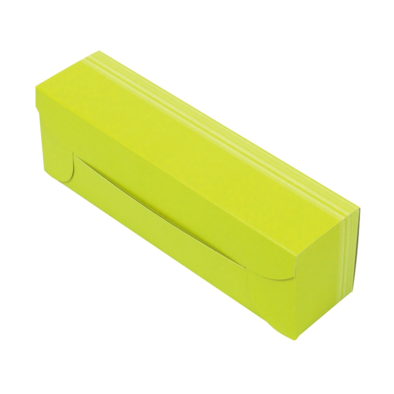 ヤマニパッケージ 洋菓子箱 スリムパウンドBOX グリーン 20-1515G 100セット/箱(ご注文単位1箱)【直送品】