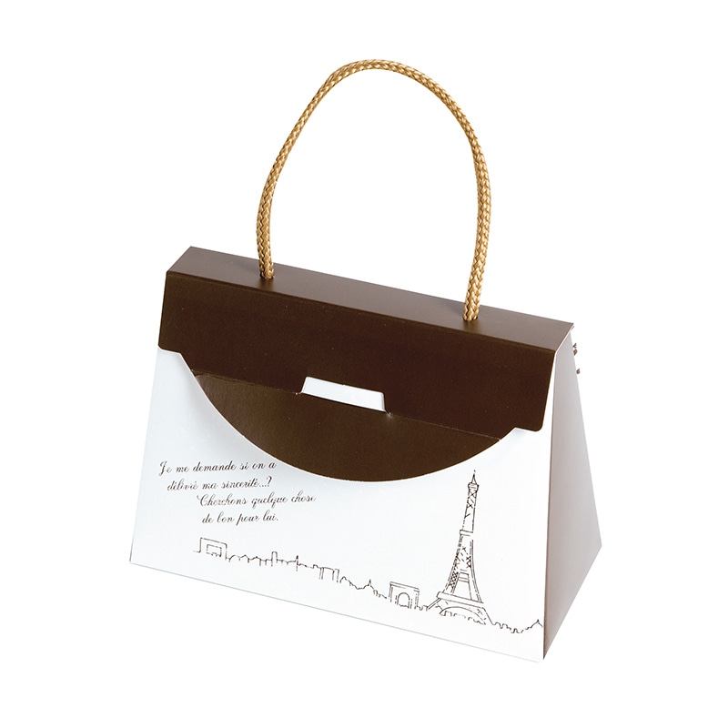 ヤマニパッケージ ギフトケース　ハンディーバッグ エッフェル　M 20-1531 100枚/箱（ご注文単位1箱）【直送品】