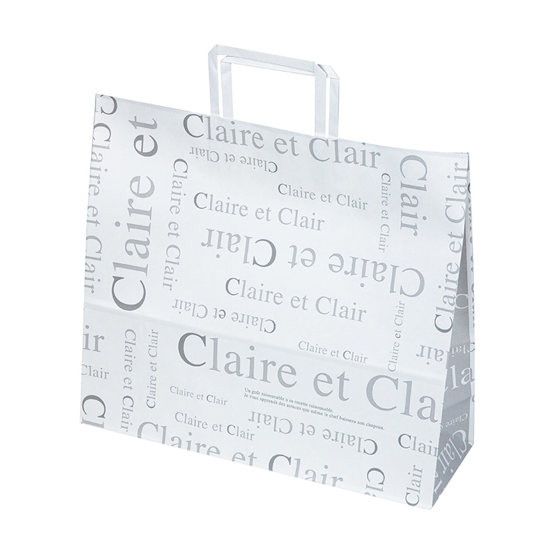 ヤマニパッケージ 手提げ紙袋　ペーパーバッグ　クレール 中 20-1574 200枚/箱（ご注文単位1箱）【直送品】