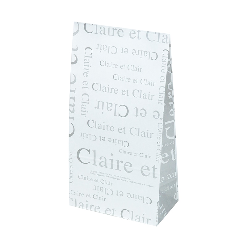 ヤマニパッケージ パティスリー角底袋　クレール 12号 20-1593 1000枚/箱（ご注文単位1箱）【直送品】