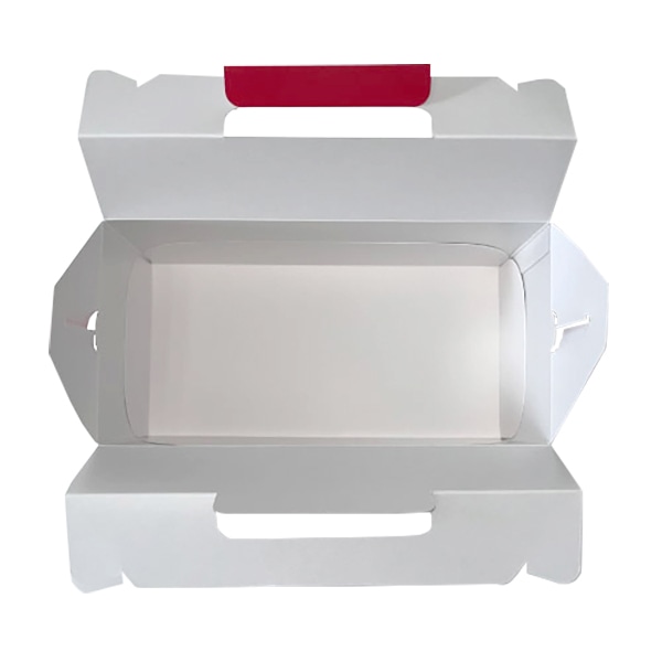 ローストチキン箱 レッド R-5-5 25枚/束(ご注文単位6束)【直送品】