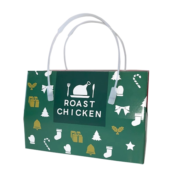 ローストチキン箱 クリスマス R-5-6 10枚/束（ご注文単位6束）【直送品】