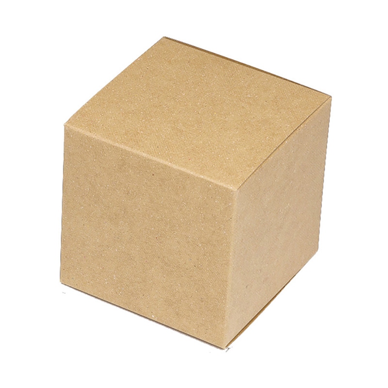 ヤマニパッケージ 洋菓子箱 キューブBOX クラフト 20-1685K 200枚/箱(ご注文単位1箱)【直送品】