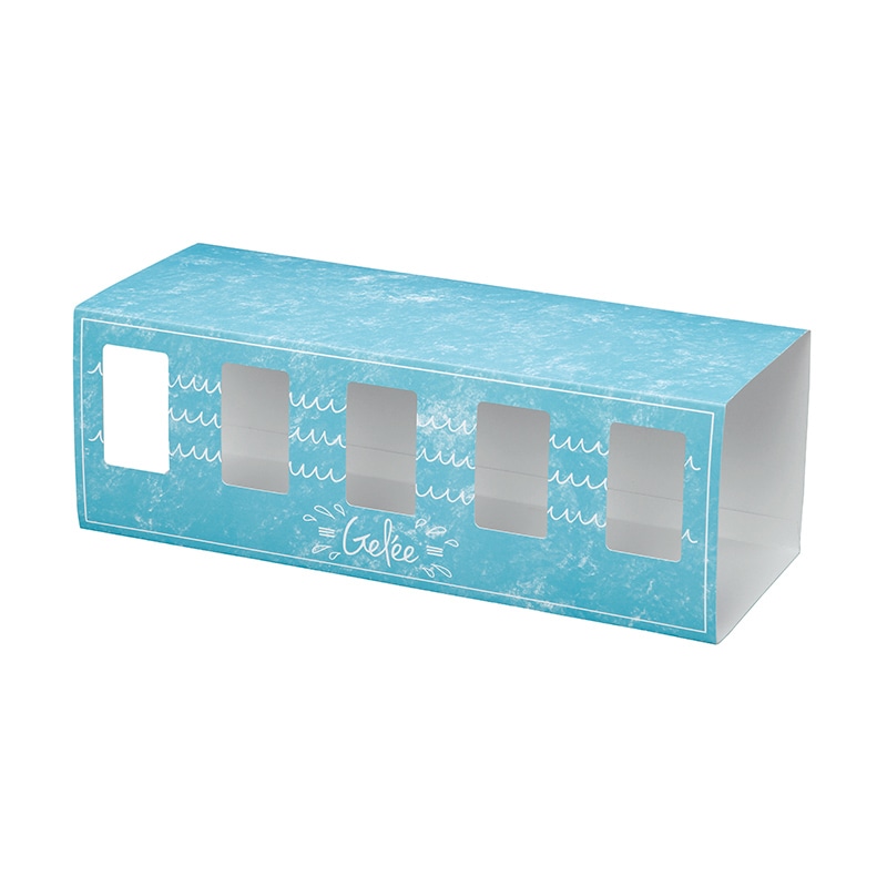 ヤマニパッケージ ゼリークリアケース用　ジュレスリーブ 10本用 20-1690J 100枚/箱（ご注文単位1箱）【直送品】