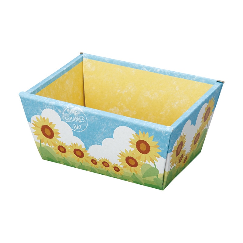 ヤマニパッケージ ひまわりバスケット S 20-1693H 100枚/箱(ご注文単位1箱)【直送品】