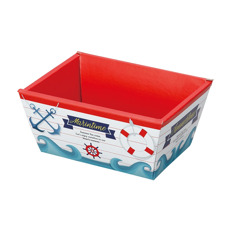 ヤマニパッケージ マリンバスケット S　ラッピング袋付 20-1693MA 100セット/箱（ご注文単位1箱）【直送品】