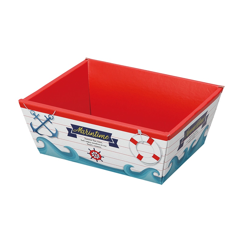 ヤマニパッケージ マリンバスケット M 20-1694M 100枚/箱（ご注文単位1箱）【直送品】