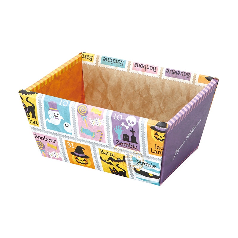 ヤマニパッケージ ハロウィンバスケット　タンブル S　ラッピング袋付 20-1940A 100セット/箱（ご注文単位1箱）【直送品】