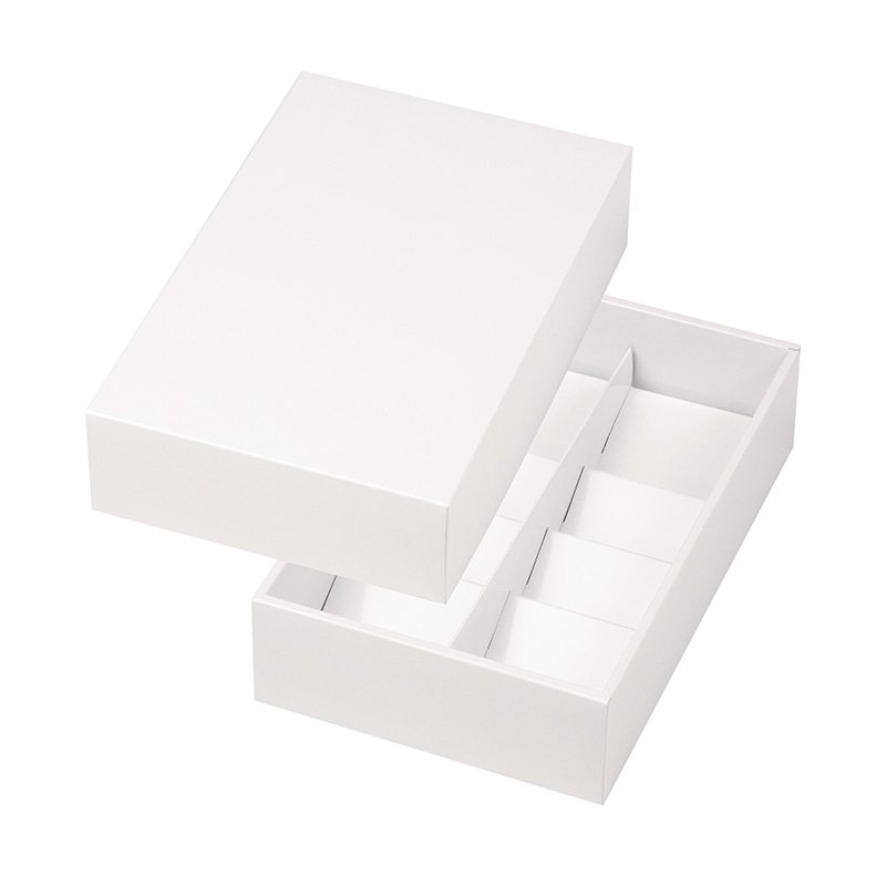 ヤマニパッケージ 洋菓子箱　グロスホワイトBOX　65 10ヶ 20-1962 100セット/箱（ご注文単位1箱）【直送品】