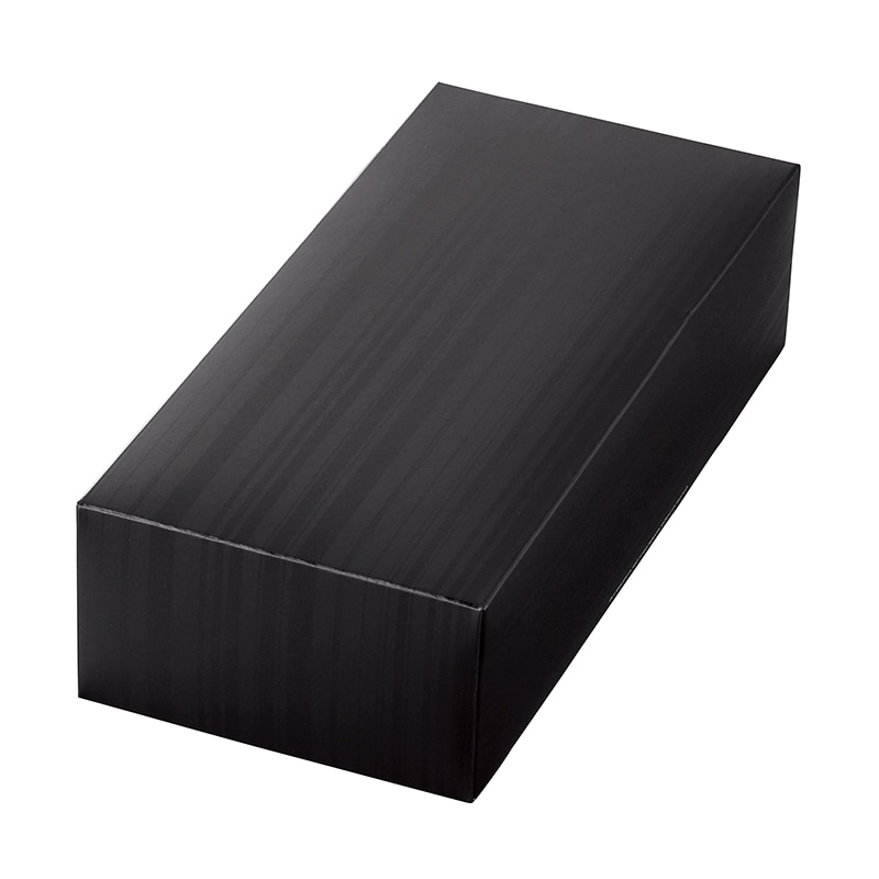 ヤマニパッケージ 洋菓子箱　ドゥミセックギフト ノワール　S 20-1980BL 100セット/箱（ご注文単位1箱）【直送品】