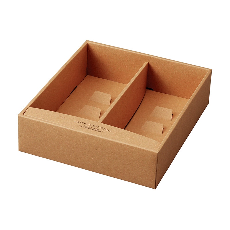 ヤマニパッケージ 洋菓子箱　ウールーギフト M 20-1984 100セット/箱（ご注文単位1箱）【直送品】