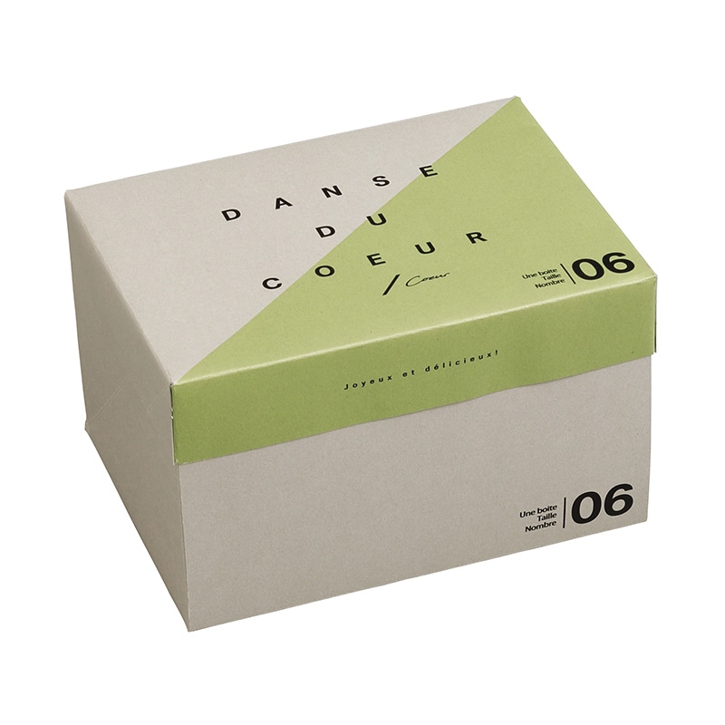 ヤマニパッケージ 洋菓子箱　フードサービス パンシェ　#6 20-2034 300枚/箱（ご注文単位1箱）【直送品】