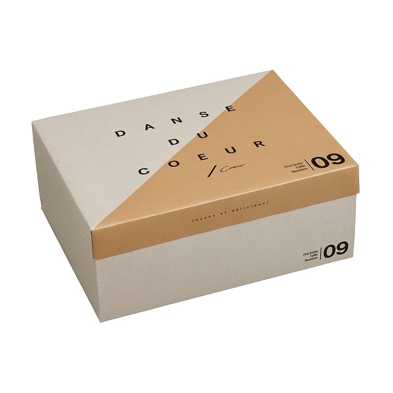 ヤマニパッケージ 洋菓子箱　フードサービス パンシェ　#9 20-2037 100枚/箱（ご注文単位1箱）【直送品】