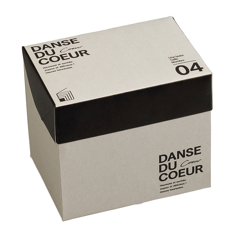 ヤマニパッケージ 洋菓子箱　フードサービス ノンブル　#4 20-2038 400枚/箱（ご注文単位1箱）【直送品】