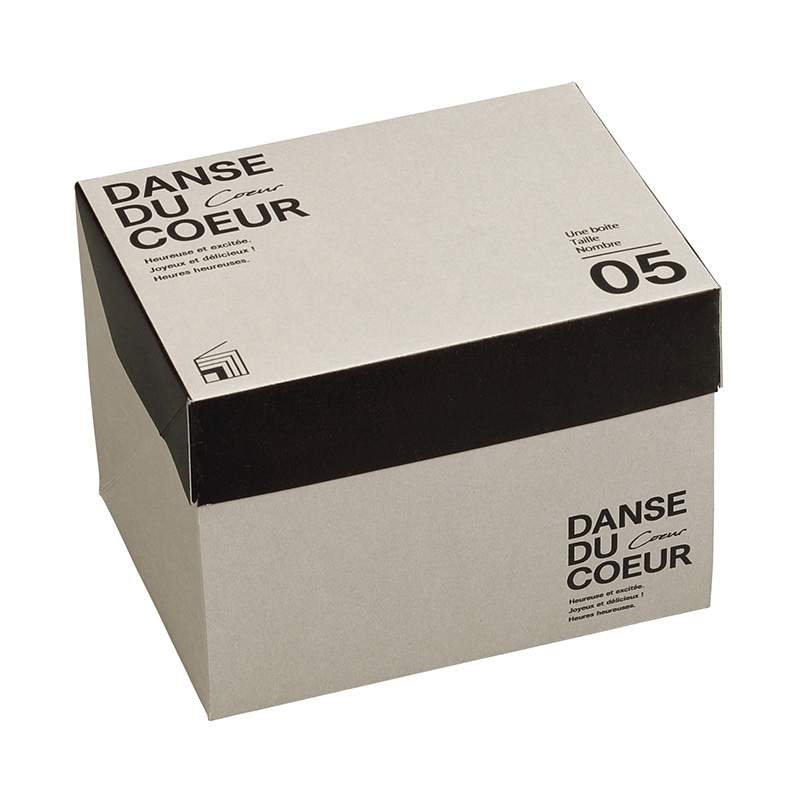 ヤマニパッケージ 洋菓子箱　フードサービス ノンブル　#5 20-2039 300枚/箱（ご注文単位1箱）【直送品】