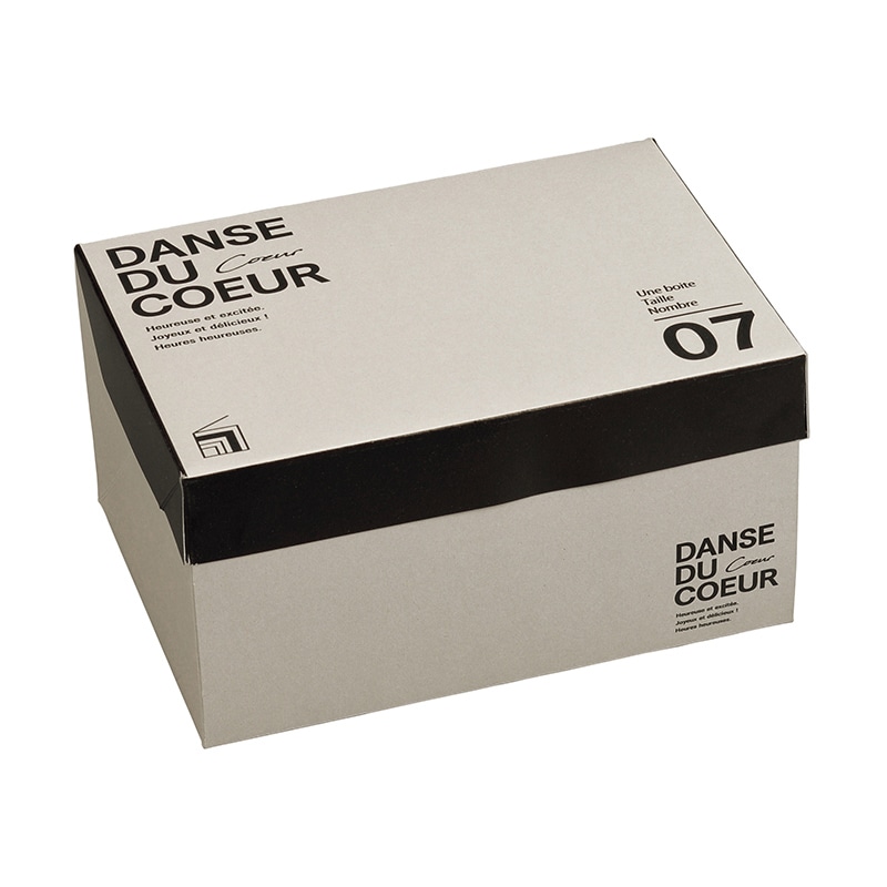 ヤマニパッケージ 洋菓子箱　フードサービス ノンブル　#7 20-2041 200枚/箱（ご注文単位1箱）【直送品】