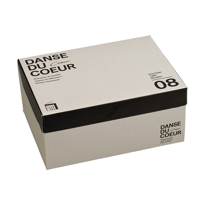 ヤマニパッケージ 洋菓子箱　フードサービス ノンブル　#8 20-2042 200枚/箱（ご注文単位1箱）【直送品】