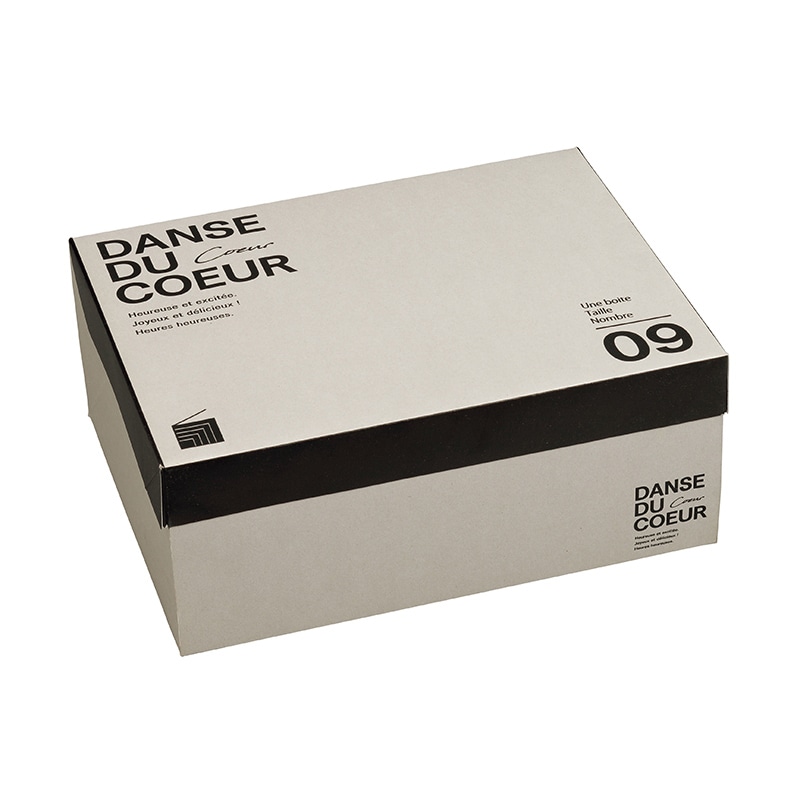 ヤマニパッケージ 洋菓子箱　フードサービス ノンブル　#9 20-2043 100枚/箱（ご注文単位1箱）【直送品】