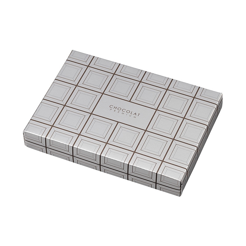 ヤマニパッケージ 洋菓子箱 ミロワールショコラ M 12×8 20-2052 100セット/箱(ご注文単位1箱)【直送品】